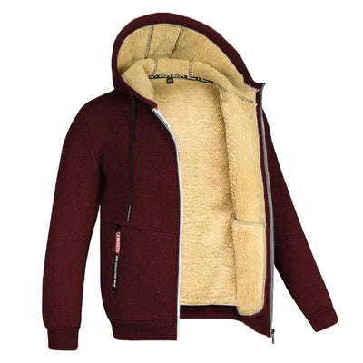Jayden Herren Fleece-Weste mit Kuscheligem Futter