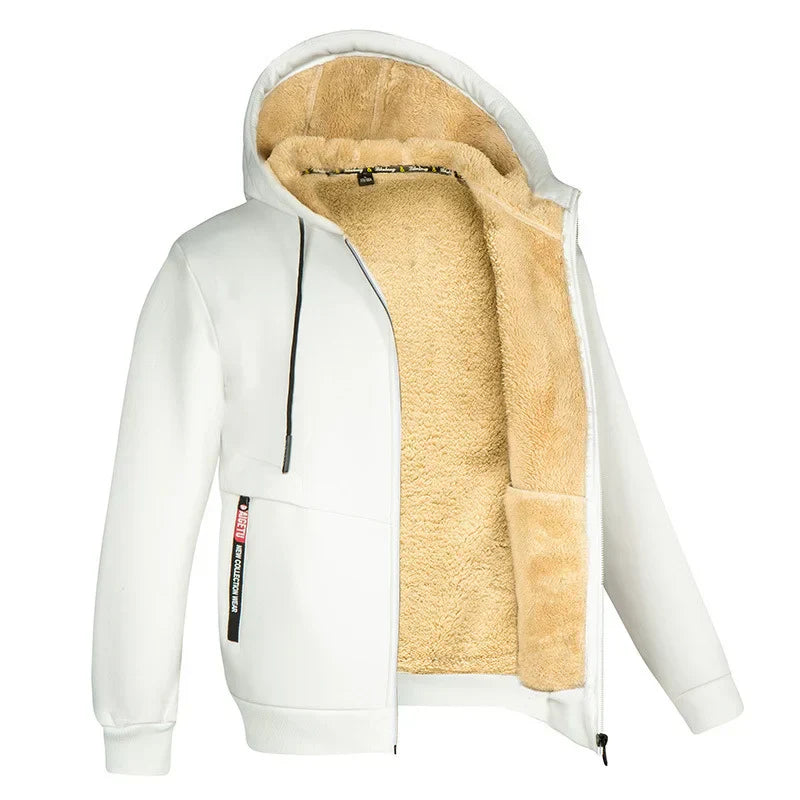 Jayden Herren Fleece-Weste mit Kuscheligem Futter