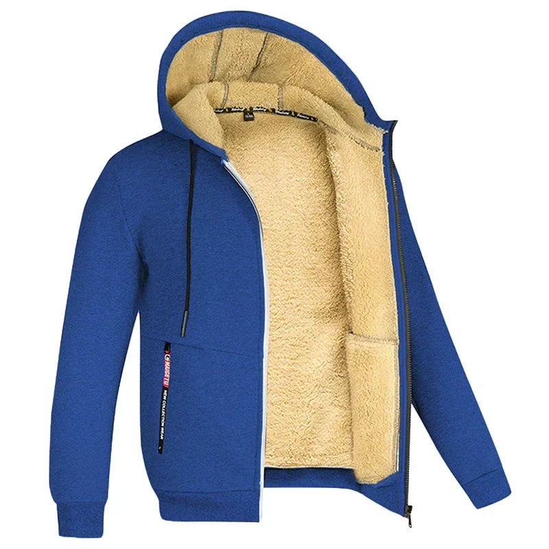 Jayden Herren Fleece-Weste mit Kuscheligem Futter
