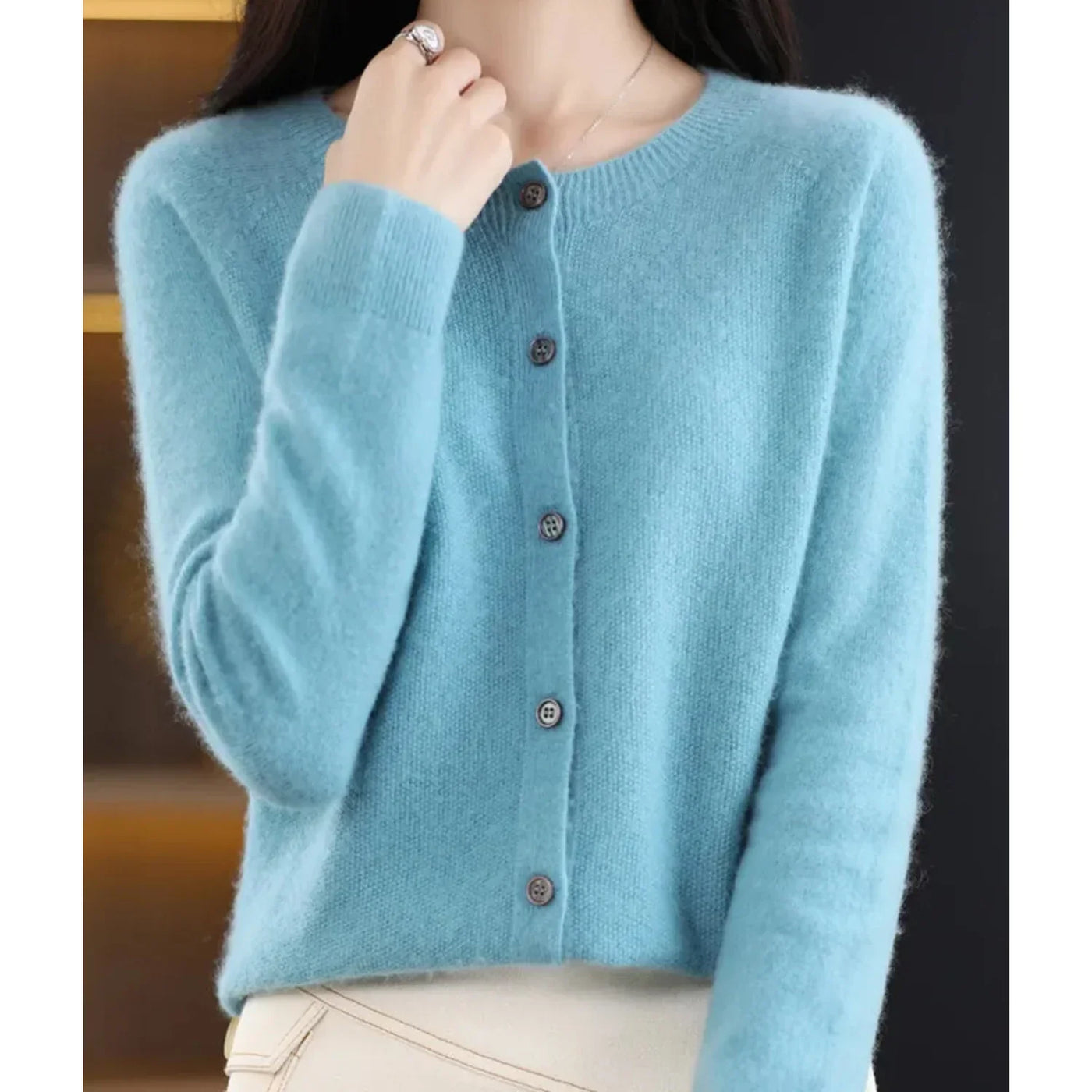 Luzern Merino Wool Cardigan