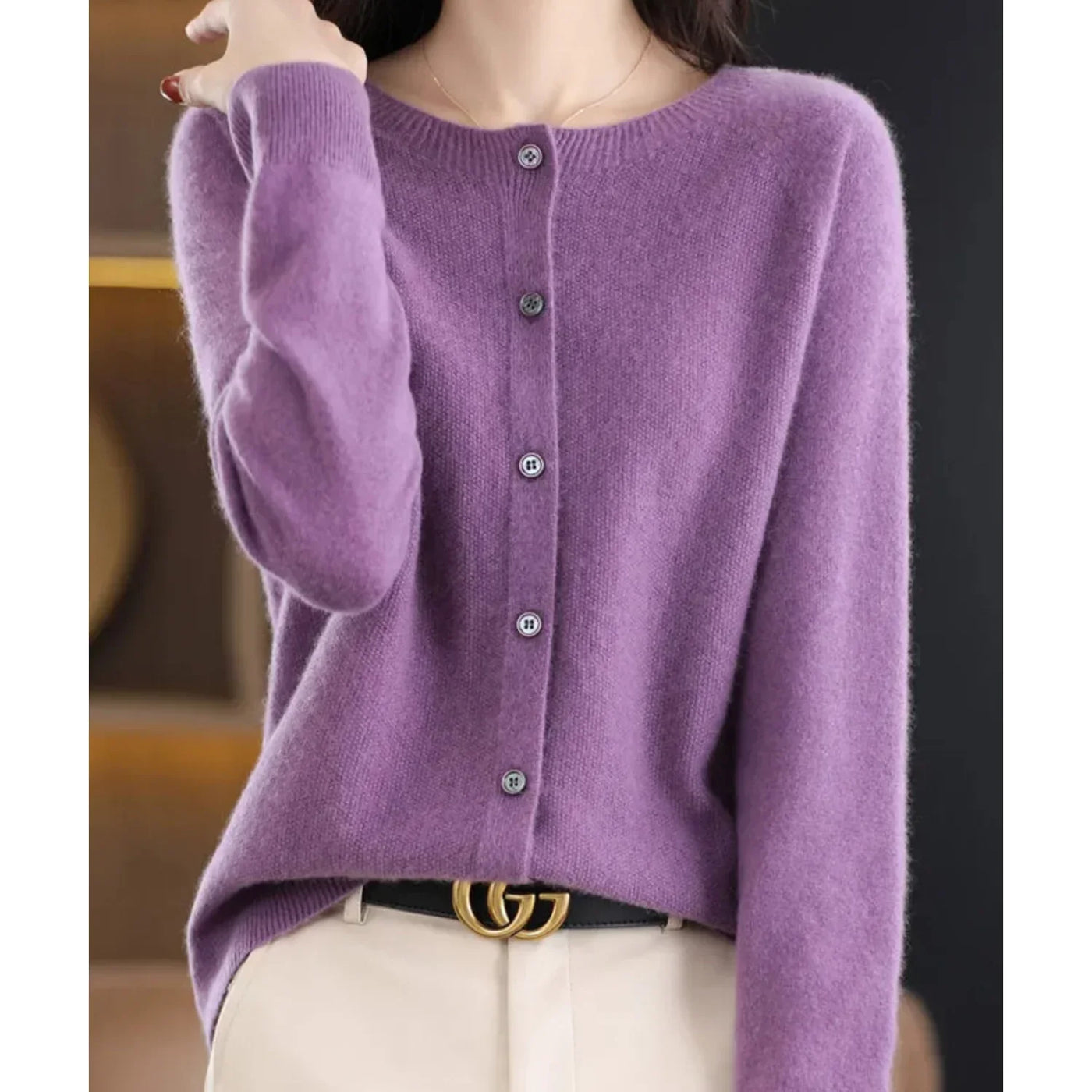 Luzern Merino Wool Cardigan