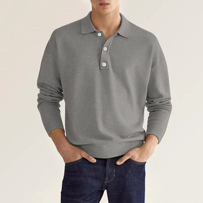 Herren Polo Pullover – Klassisches Design & Komfortable Materialkombination