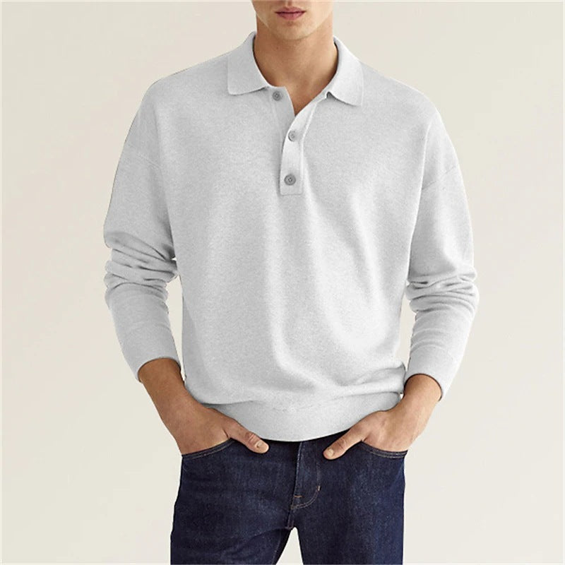 Herren Polo Pullover – Klassisches Design & Komfortable Materialkombination