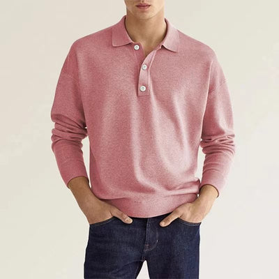 Herren Polo Pullover – Klassisches Design & Komfortable Materialkombination