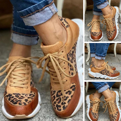Selene Pantherprint Sneakers – Eleganz und Komfort mit einem Statement