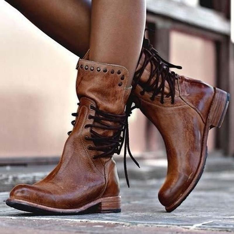 Elegante Damen-Cowboystiefel im Western-Stil – Mit Spitzem Design und Raffinierten Akzenten