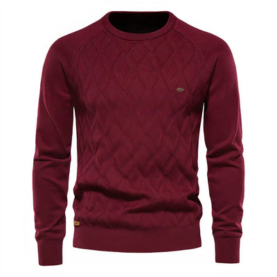 Herren Strickpullover mit Diamantmuster von Jordan
