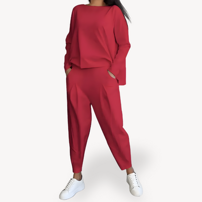 Damen Baumwoll Lounge Set – Komfortables 2-teiliges Ensemble