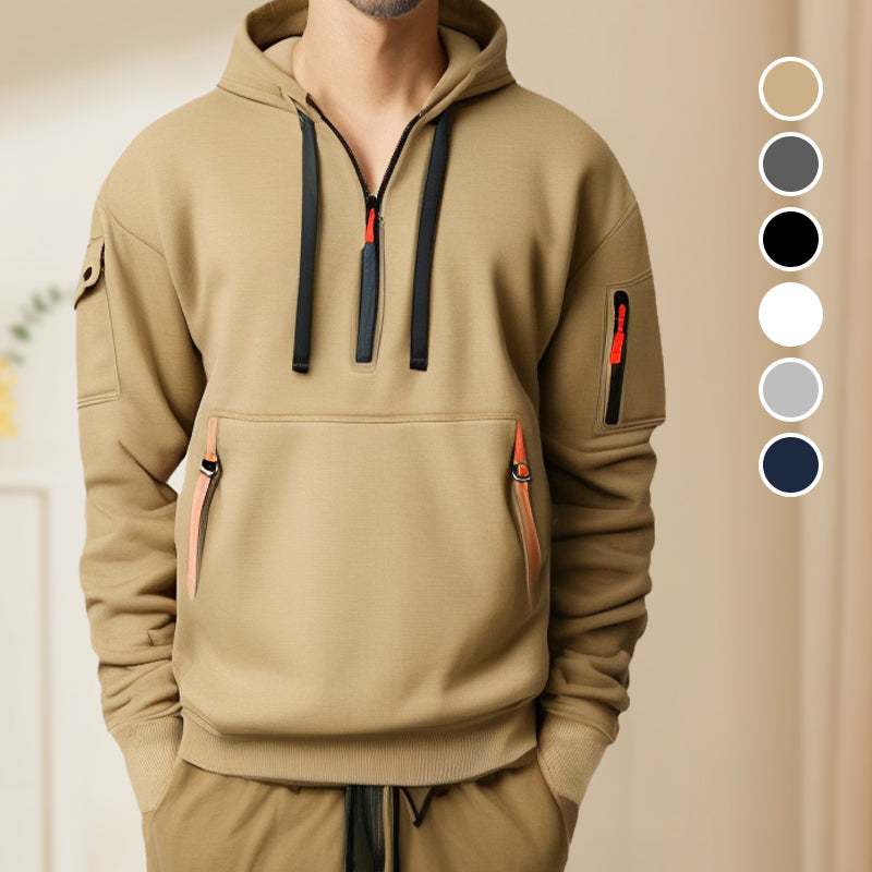 Adriano Half-Zip Pullover Hoodie