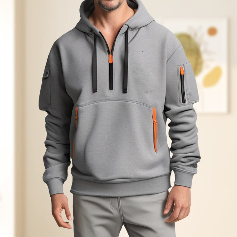 Adriano Half-Zip Pullover Hoodie